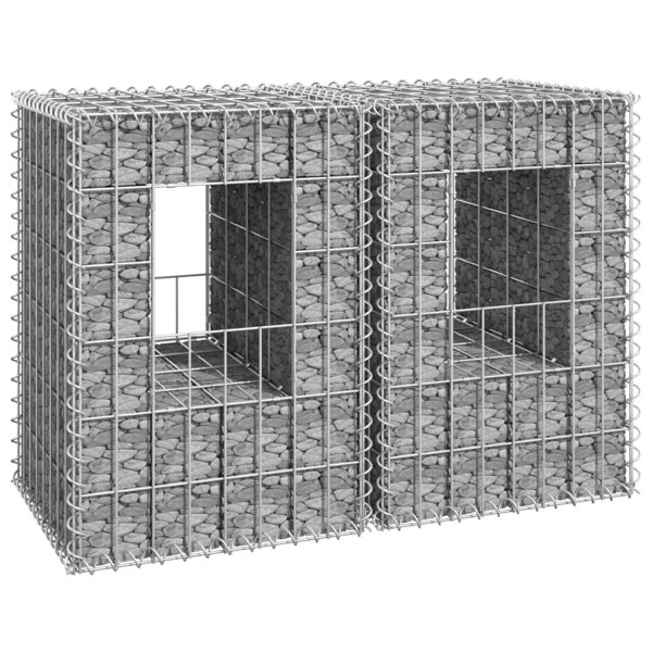 Berkfield Gabion Basket Posts 2 pcs 40x40x60 cm Iron