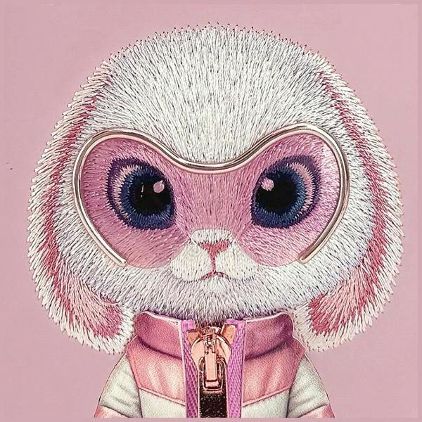 Nimmy Friends Nimmy Cool & Cute 2.0 Rabbit Case with MagSafe for iPhone 17 6.3" Pink - N-KMLL-IP17-08-A