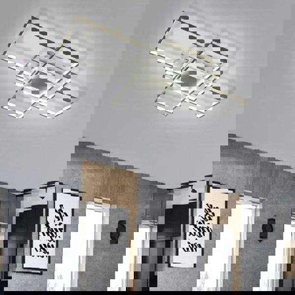 62/80W LED Ceiling Light Dimmable 3000K-6000K Ceiling Lights Living and Home 