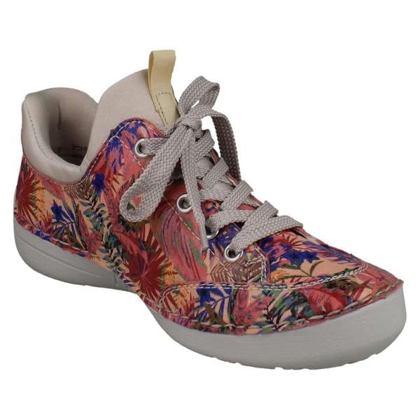 Rieker Ladies Rieker Ready2Go Slip On Jungle Print Trainers 52567
