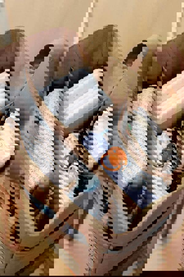 Tiba + Marl T+M Canvas Organiser Caddy / Pocket Tote Insert Desert