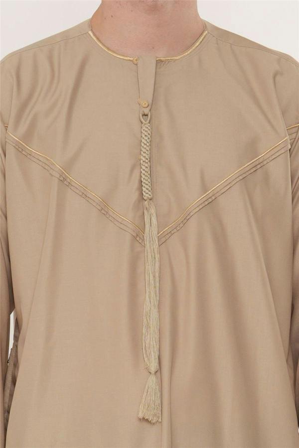 Infinity Leather Men's Ramadan Moroccan Jubba Robe Djellaba Eid Thobe - TT-007