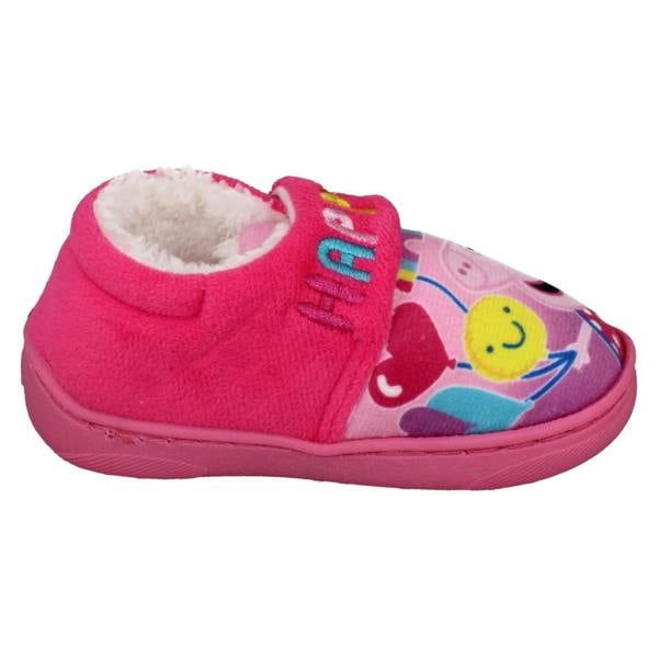 CHARACTER Girls Character Peppa Pig Happy Balloons Hook & Loop Slippers