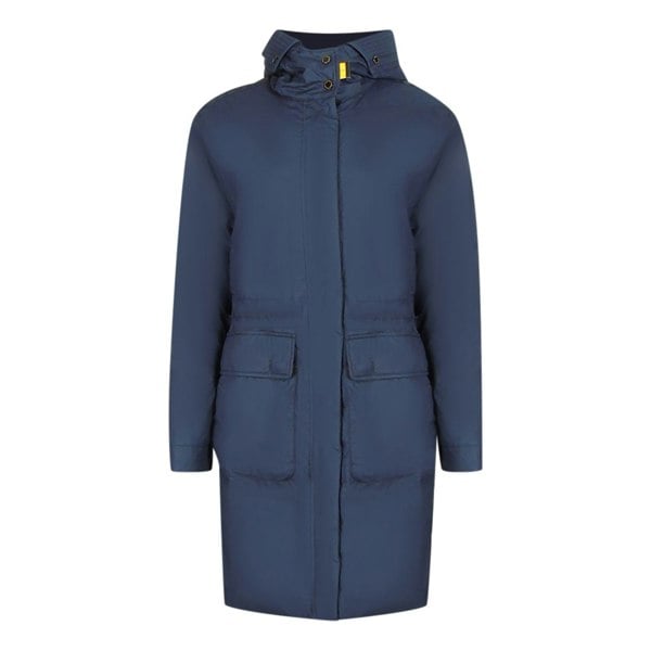 Parajumpers Eulalia Navy Blue Padded Long Down Jacket S