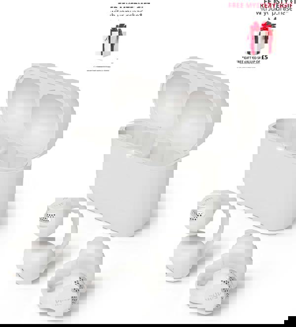 Philips TAQ2000 Ear Cuff Style True Wireless Open Ear Multipoint Earbuds - Free Gift RRP £5!