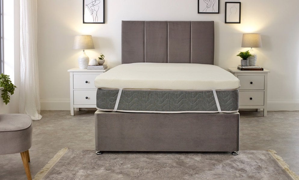 eXtreme Comfort Westwood Fabric Mattress Topper - 3" Deep, Plush Comfort, Breathable Design
