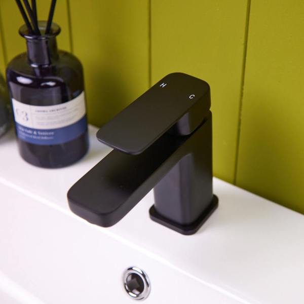 Flode Glan | Mono Basin Mixer Tap | Matt Black