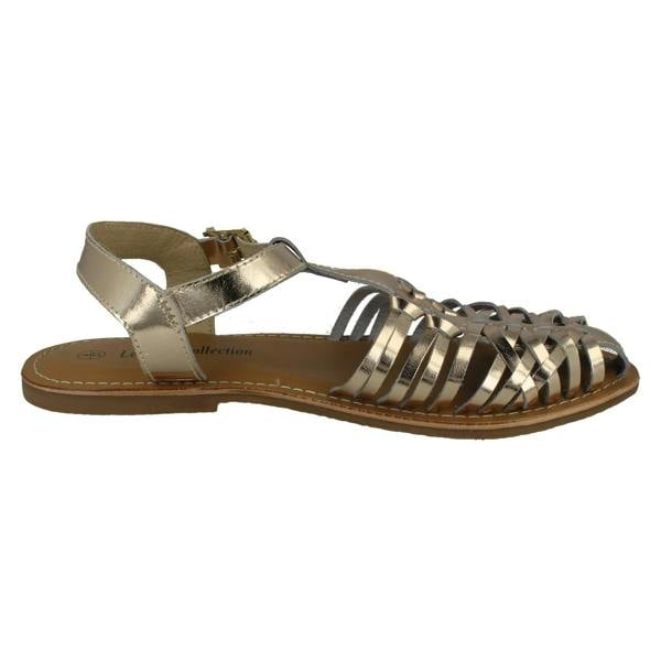 Leather Collection Ladies Leather Collection Summer Beach Holiday Sandals F00455