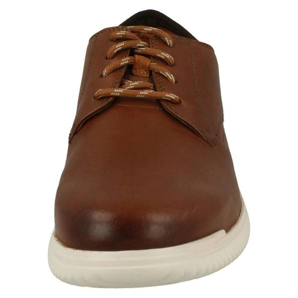 Clarks Mens Clarks Contoured Comfort Lace Up Shoes Donaway Plain