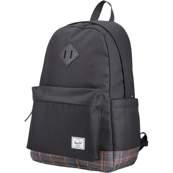 Herschel Bags Herschel Heritage Polyester Unisex Adults Black Backpack - Medium