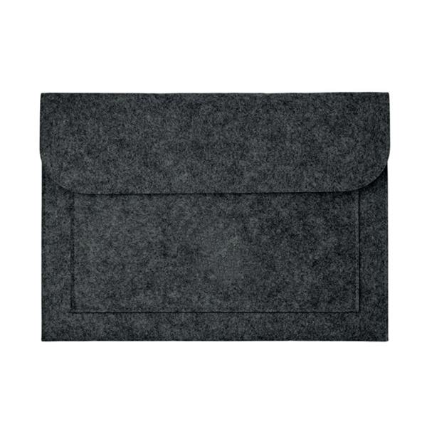 MidOcean Pouchlo 15 Felt Laptop Sleeve - Stone Grey - 