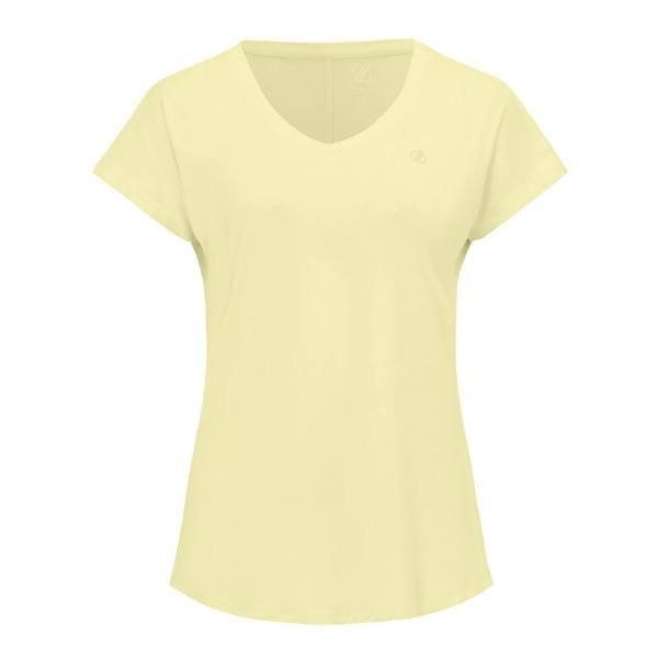 Dare 2B Womens Vigilant Active T-Shirt - Wax Yellow - Wax Yellow - 90% Polyester/10% Elastane