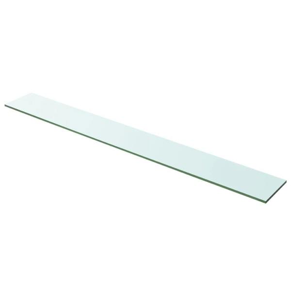 Berkfield Shelf Panel Glass Clear 100x12 cm