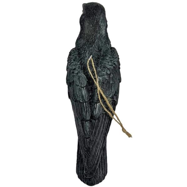 Farmwood Black Crow Bird Garden Ornament