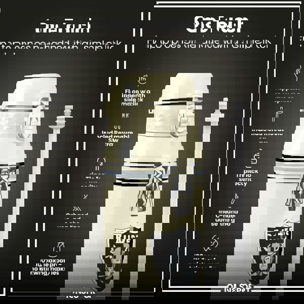 ION8 NFL x ION8 Insulated Steel Water Bottle, NFL Raiders, 750ml (24oz)