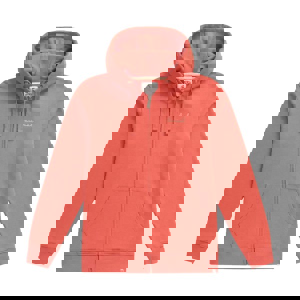 Animal Womens Maya Back Print Organic Full Zip Hoodie - Burnt Orange