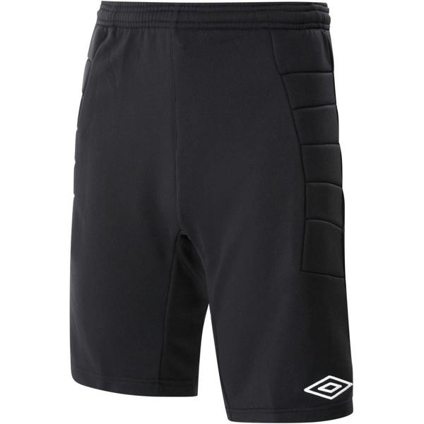Umbro Mens Padded Goalkeeper Shorts - Black - 