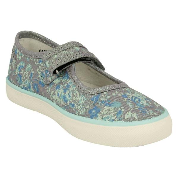 Start-rite Girls Startrite Mary Jane Styled Canvas Shoes Hula