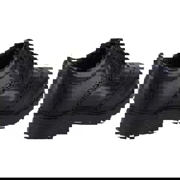 Hush Puppies Jacob SNR Leather Boys's Black Brogues