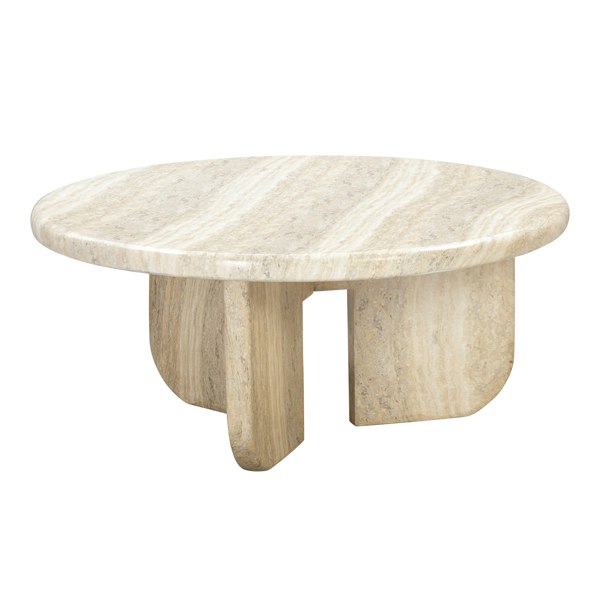 Furniture Edit Patrizia Concrete Round Coffee Table