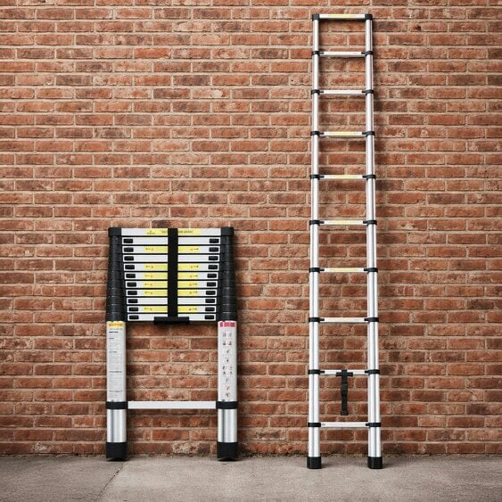 Neo 3.8M Extendable Steel Foldable Telescopic Ladder