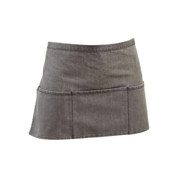 Premier Ladies/Womens Colours 3 Pocket Apron / Workwear - Grey Denim