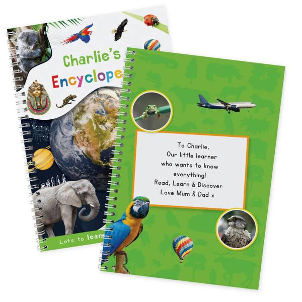 Personalised Children's Encyclopedia - product in use