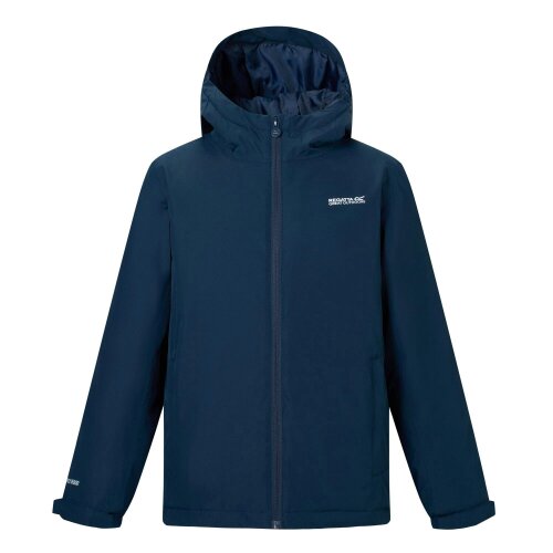 Regatta Kids Hurdle Insulated Waterproof Jacket - Navy - Navy - 100% Polyester