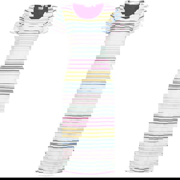 Lazy Jacks Women's Long T-Shirt Dress - Rainbow