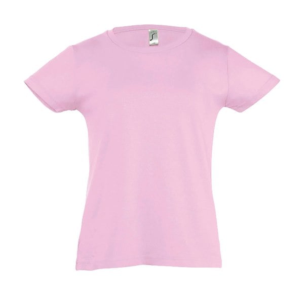 SOLS Girls Cherry Short Sleeve T-Shirt - Orchid Pink