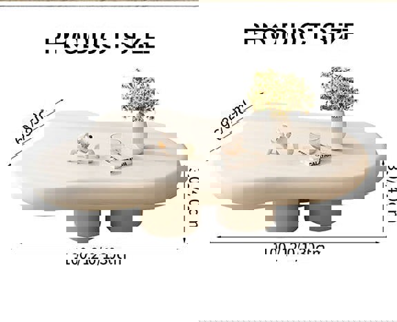 Quintus Coffee Table, Cream-Weilai Concept-Weilai Concept
