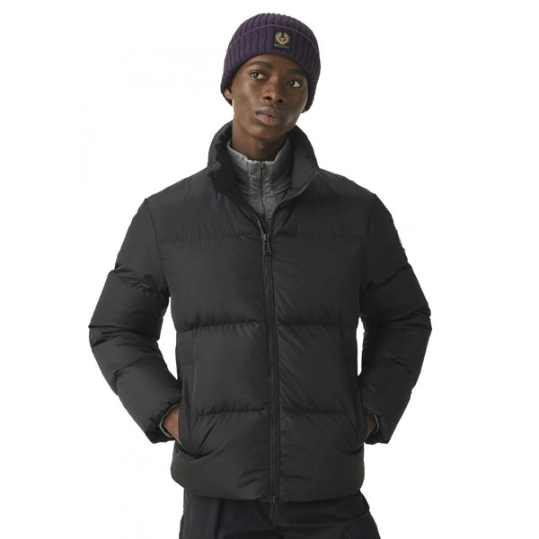 Belstaff Grid Paxton Black Down Jacket