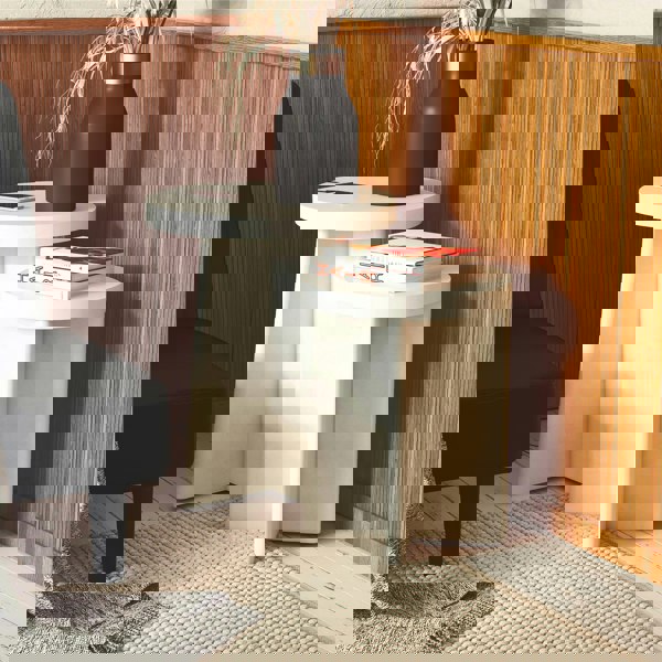 Dorel Home Liam Round End Tables 2-pack Plaster