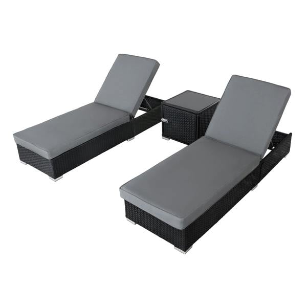 Jardi Rattan Sun Lounger Set