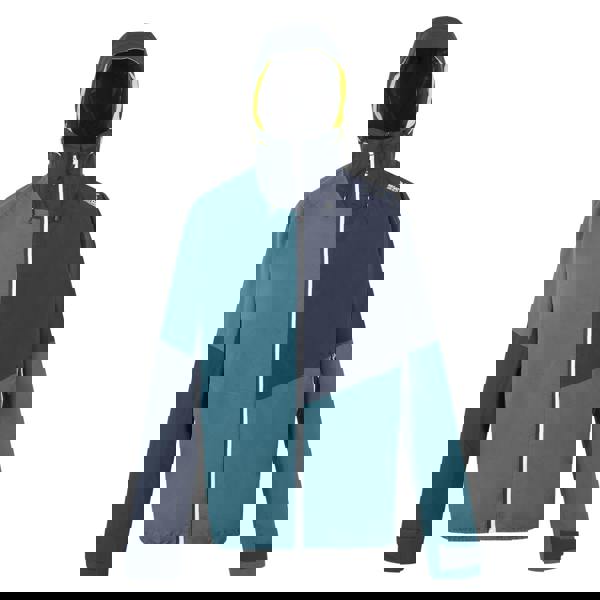 Regatta Mens Deserto II Colour Block Waterproof Jacket - Moroccan Blue/Navy - 