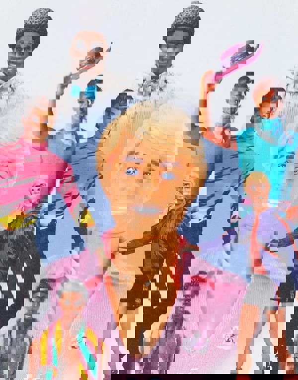 Barbie Mens White He Ken Do It All Short Sleeved T-Shirt