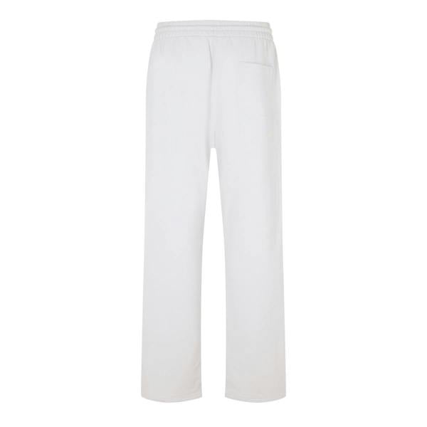 Off White Unisex Adult Fleece Relaxed Fit Sweatpants - Stone/Black - 