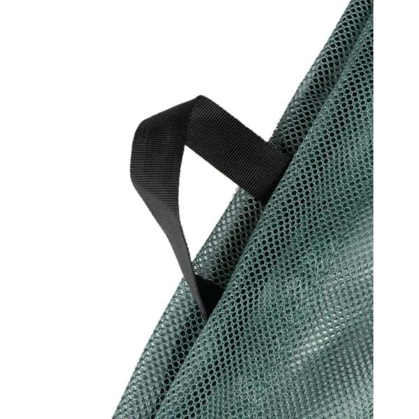Teal Arena One Go 40L mesh bag with black handle for carrying swim gear