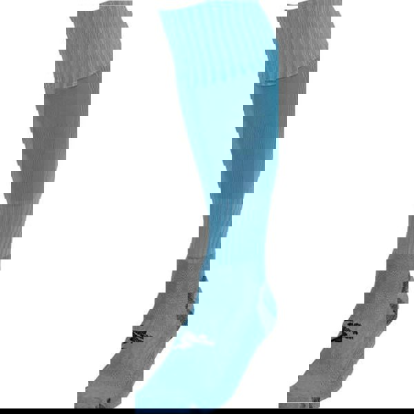 JUNIOR SIZE 12-2 Pro Football Socks - SKY BLUE - Ventilated Toe Protection