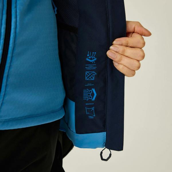 Dare 2B Womens Torrek III Logo Jacket - Elysium Blue/Navy - Elysium Blue/Navy - 100% Recycled Polyester