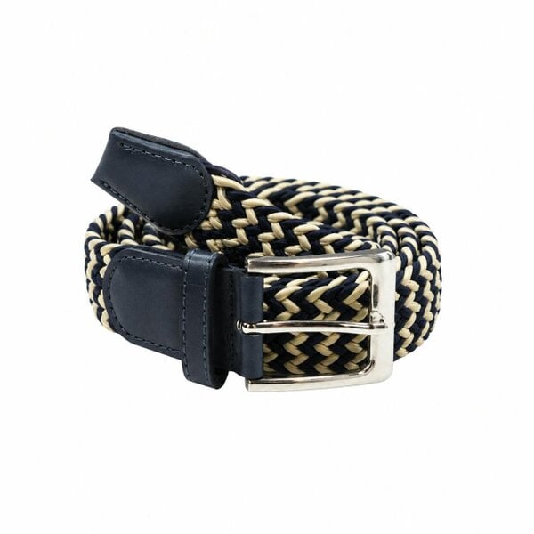 Heritage Traditions Heritage Braid Belt - Navy Stone Mix