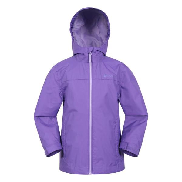 Mountain Warehouse Childrens/Kids Torrent Taped Seam Waterproof Jacket - Purple - 