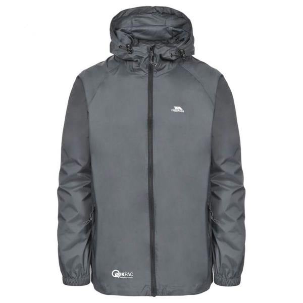 Trespass Unisex Adult Qikpac Waterproof Jacket - Flint - 