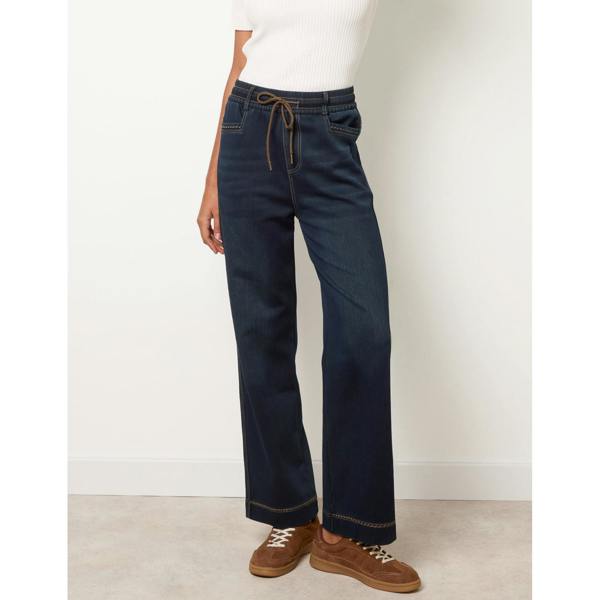 Blue Vanilla Elastic Waist Jeans