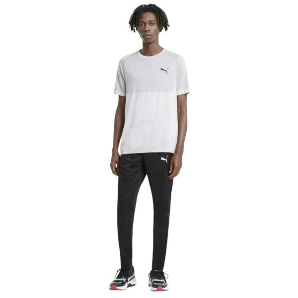 Puma Mens Logo Tapered Tracksuit Bottoms - Black - 