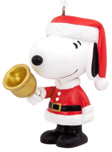 Peanuts/Snoopy - Santa Snoopy with Bell Christmas Tree Ornament (Charles M Schulz)