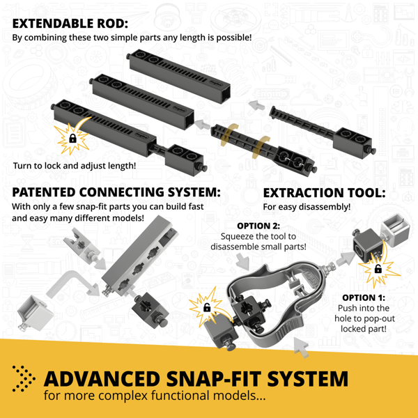 Engino STEM Mechanics: Wheels, Axles & Inclined Planes