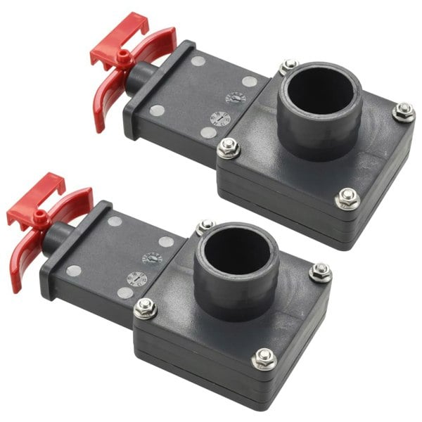 Berkfield Pool Gate Valve 2 pcs 1.5"