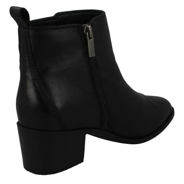 Leather Collection Ladies Leather Collection Zip Up Ankle Boots F51050
