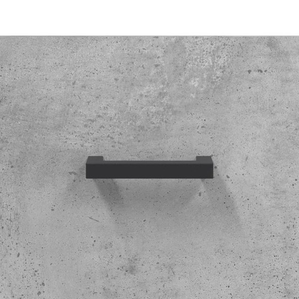Berkfield Wall Cabinet Concrete Grey 60x36.5x35 cm Engineered Wood
